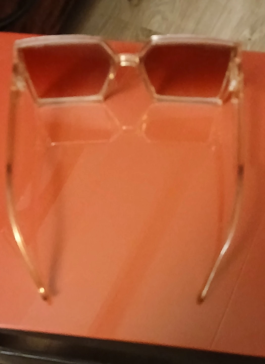 Coral Frame Square Sunglasses - photo 2