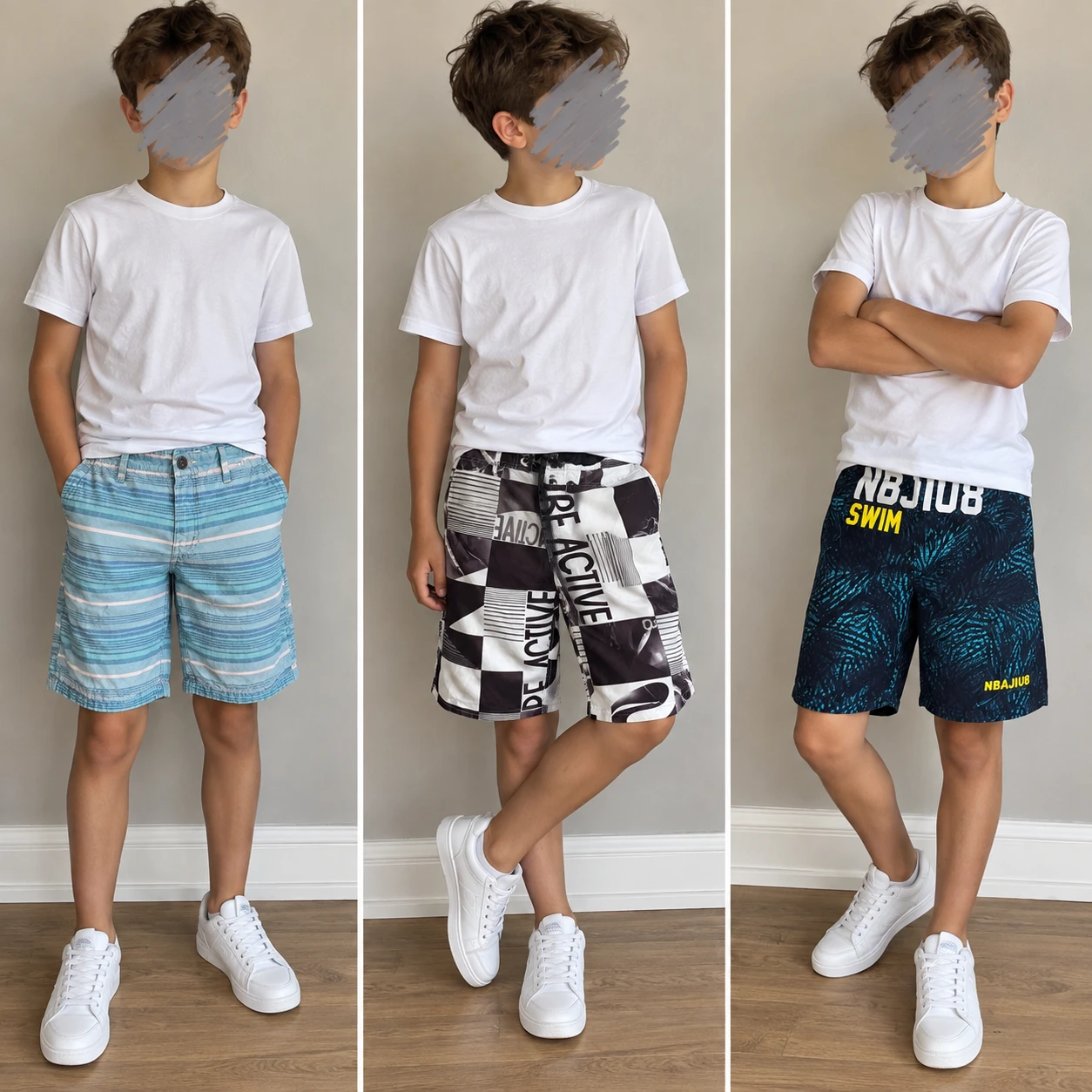 Swim Shorts and casual shorts for boy youth size 27