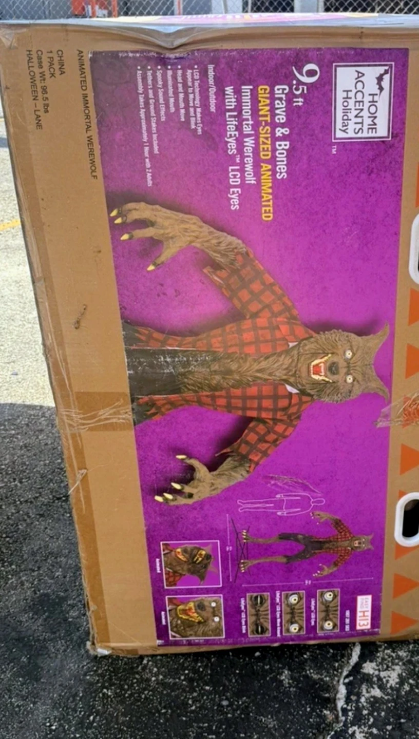 Home Accents Holiday 9.5ft Animated Werewolf - photo 2