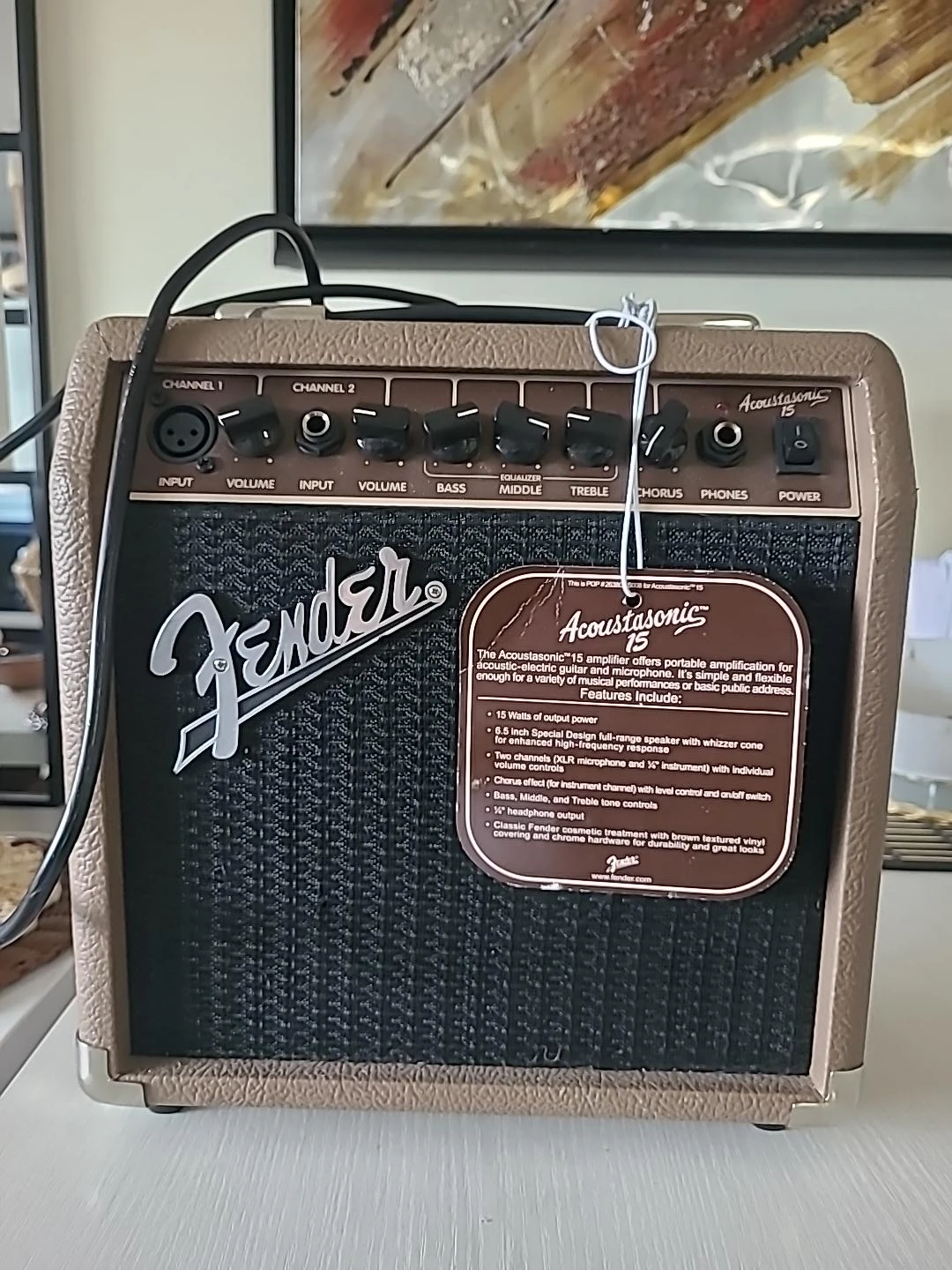 Fender Acoustasonic 15 Acoustic Guitar / Vocal Amp