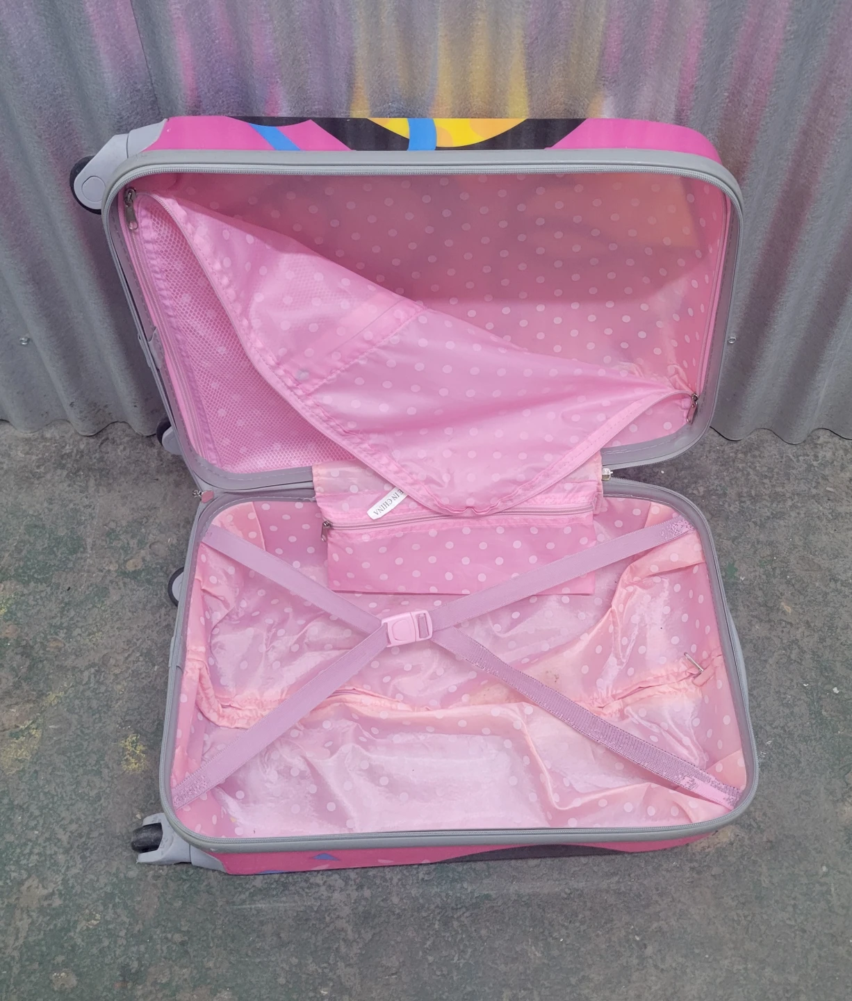 Colorful Pop Art Pattern Carry-On Suitcase - photo 4