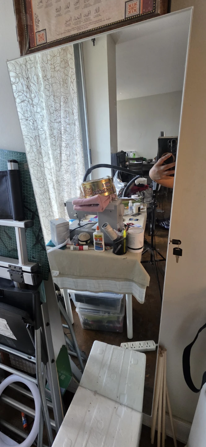 SONGMICS Locking Jewelry Cabinet Mirror - photo 3