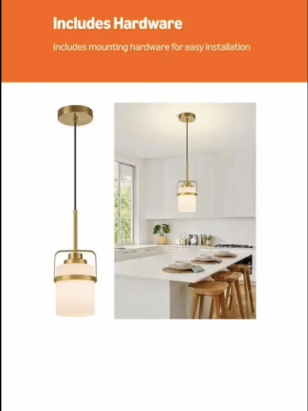 2 New Pendant Light Fixtures - photo 3