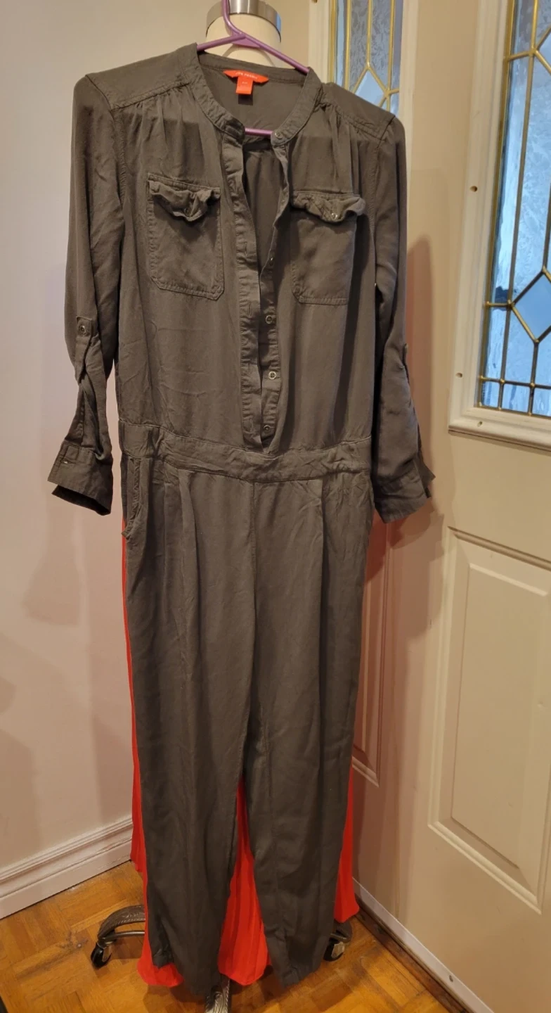 Joe Fresh Olive Green Jumpsuit