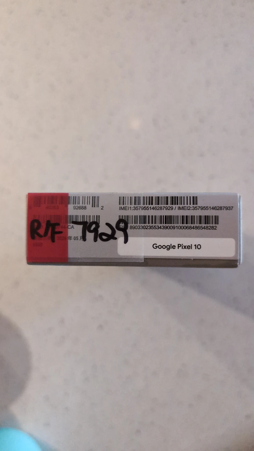 Brand-new Google Pixel 10 — still sealed in the box - photo 3