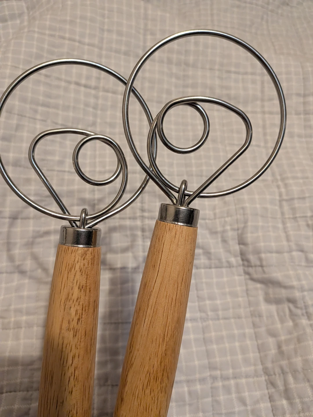 Set of two Danish dough whisks - photo 2