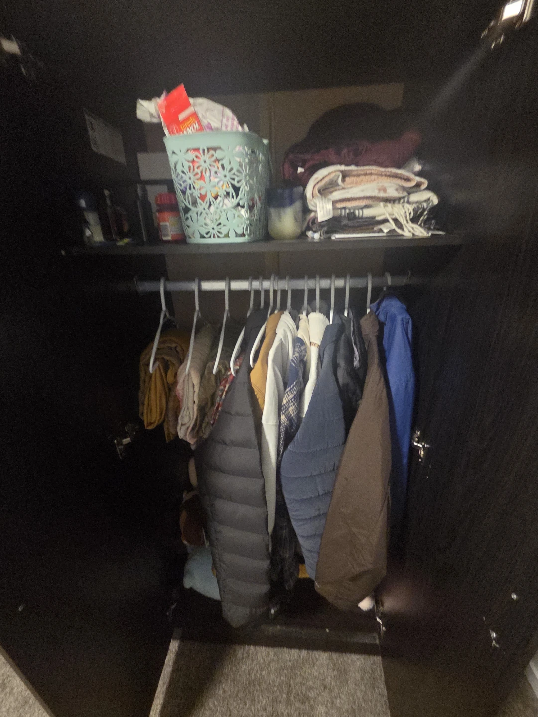 Dark Brown Three-Door Wardrobe - photo 3