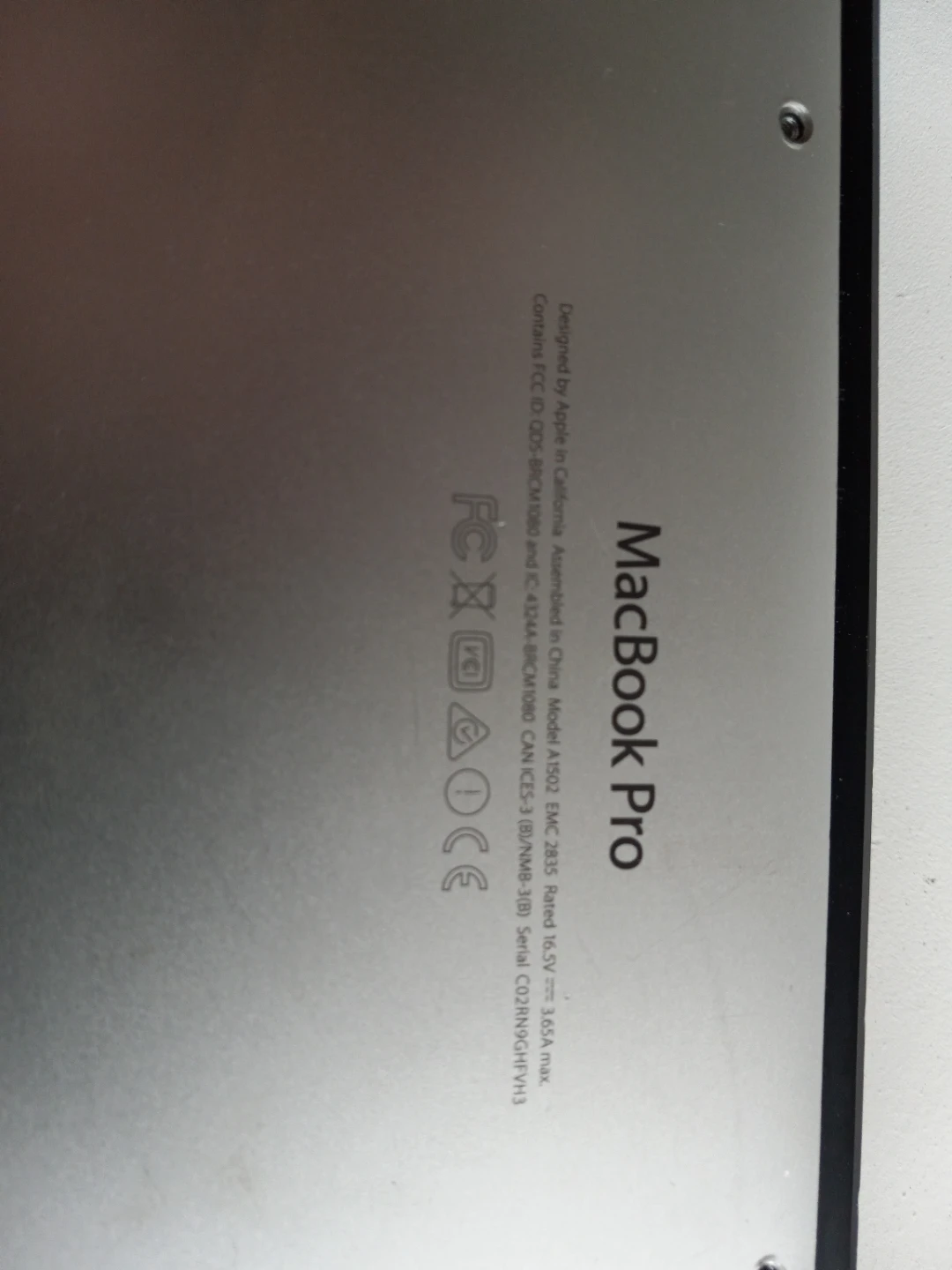 Apple MacBook Pro Model A1502 - photo 4