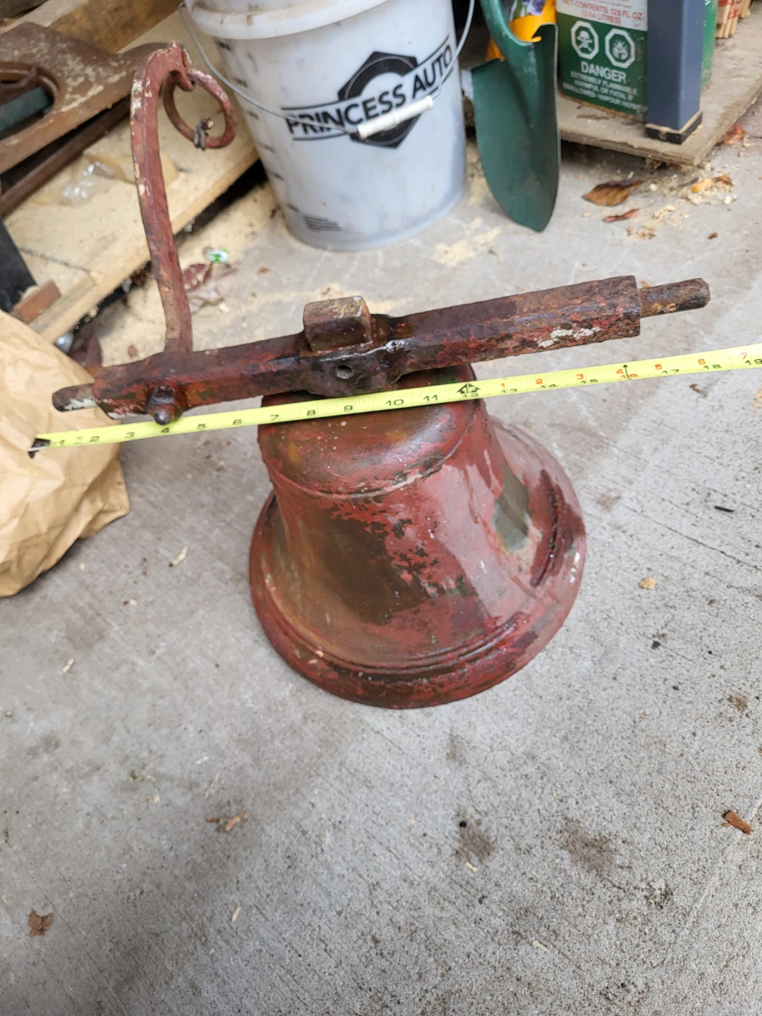 Vintage Bronze Schoolhouse Bell - photo 5