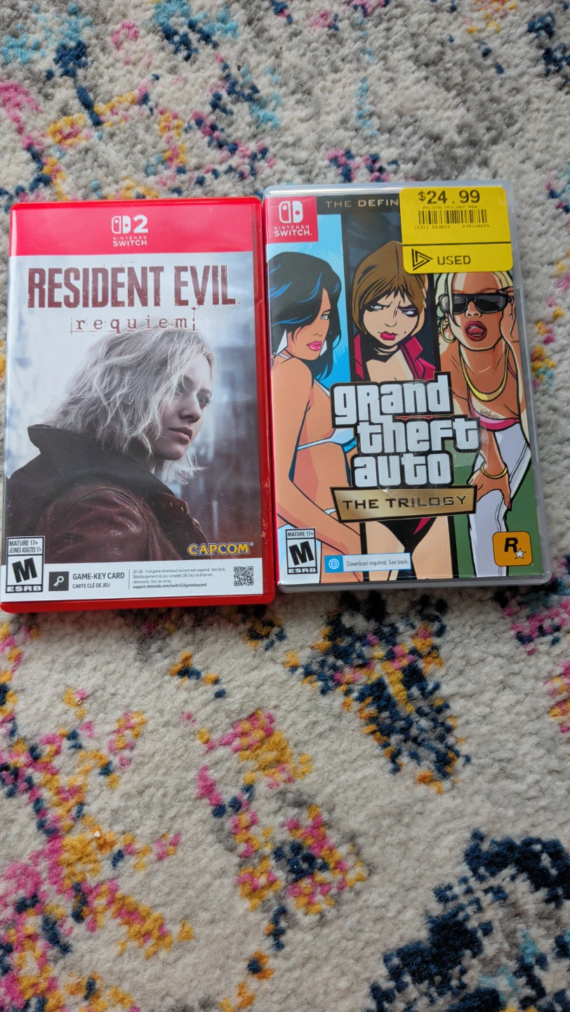 Nintendo Switch Games: Resident Evil & GTA Trilogy