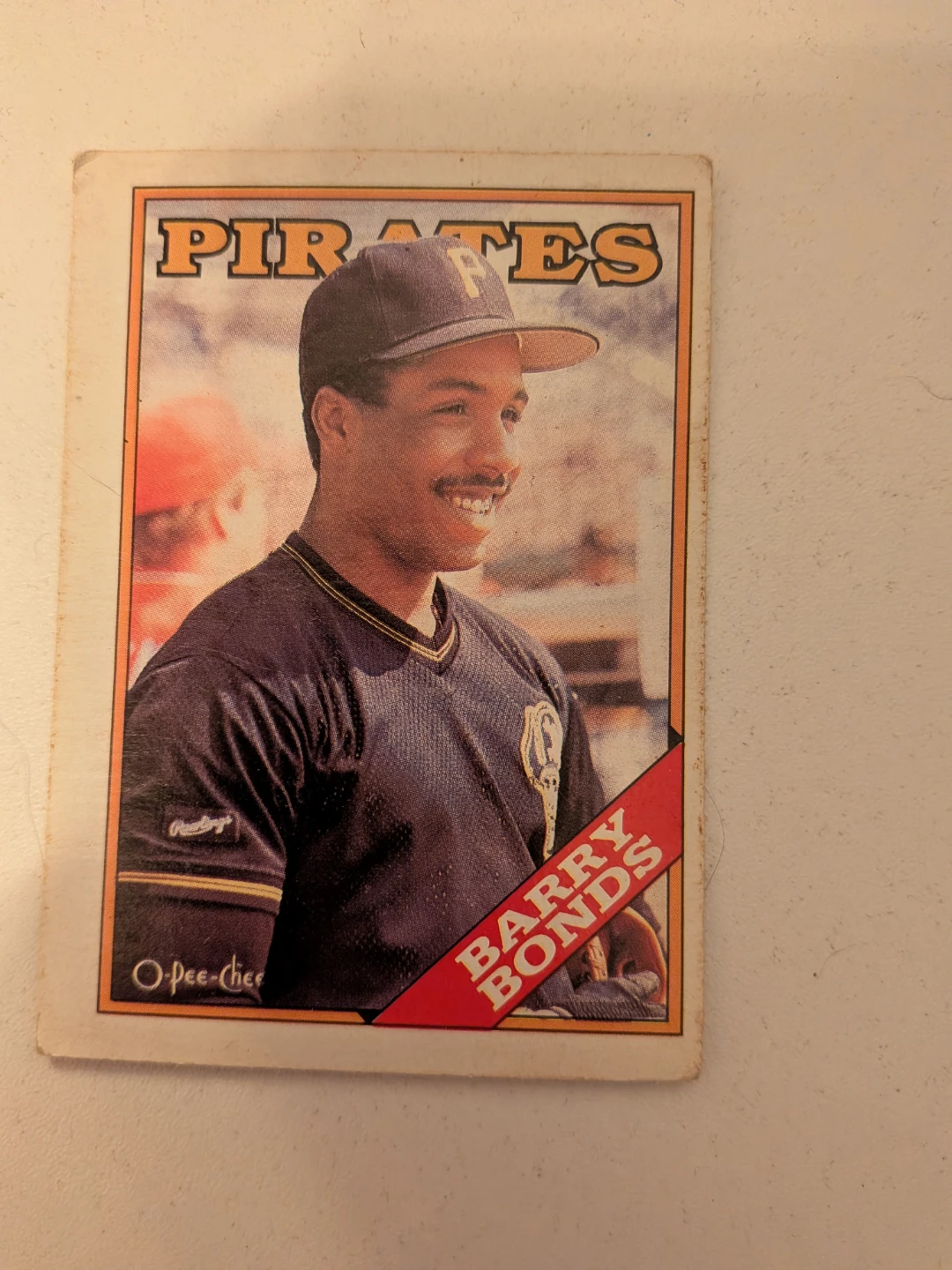 1988 O-Pee-Chee Barry Bonds Pirates Baseball Card - photo 3