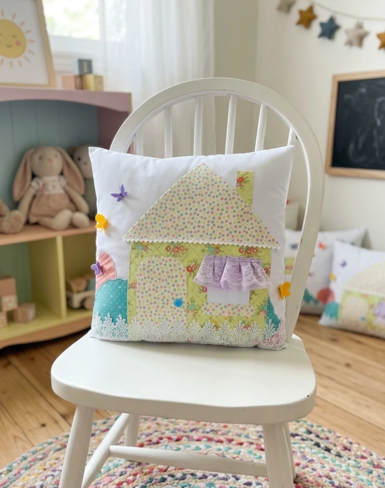Nursery/Children's decorative aplique pillows