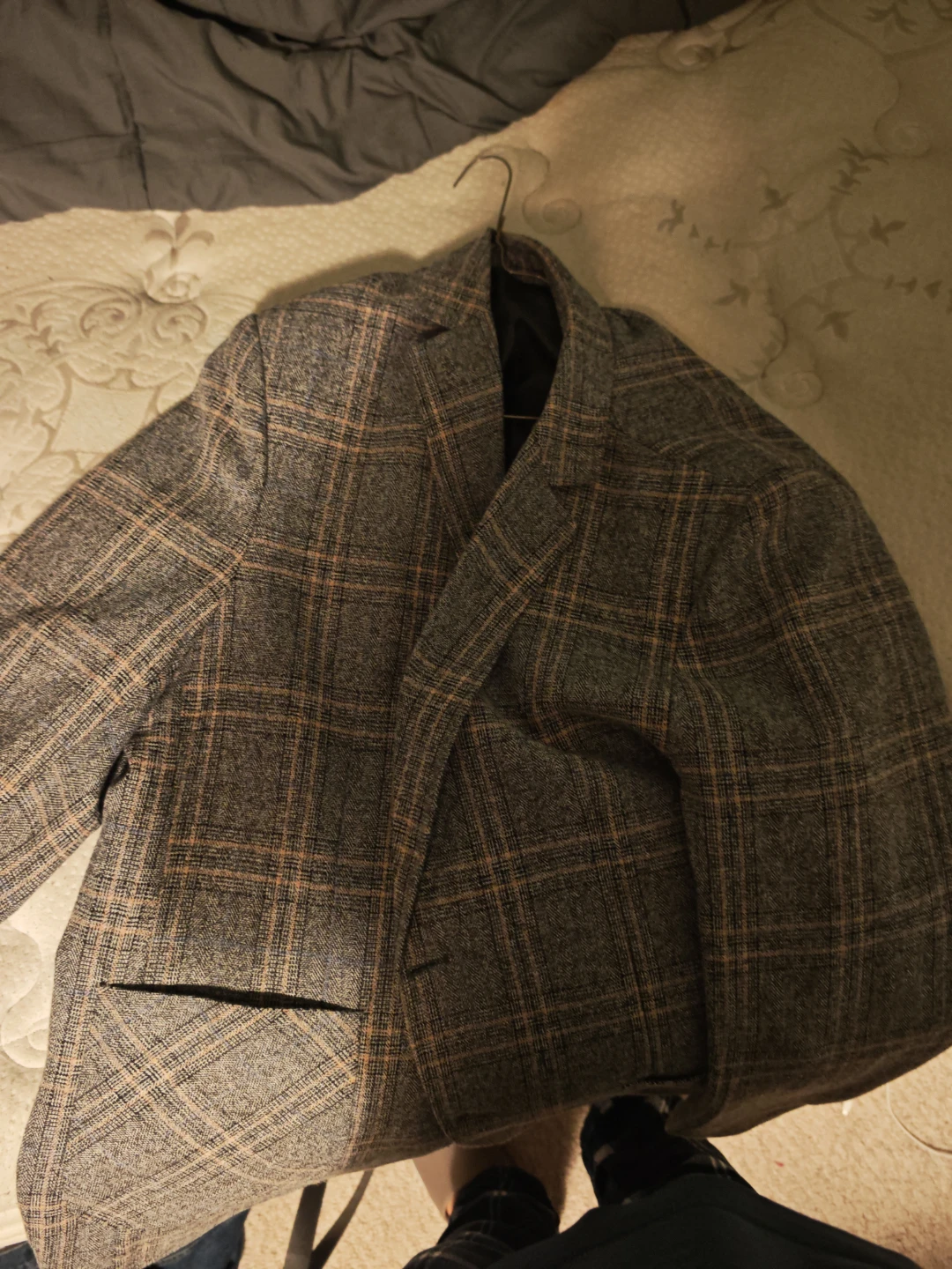 Men's Plaid Blazer