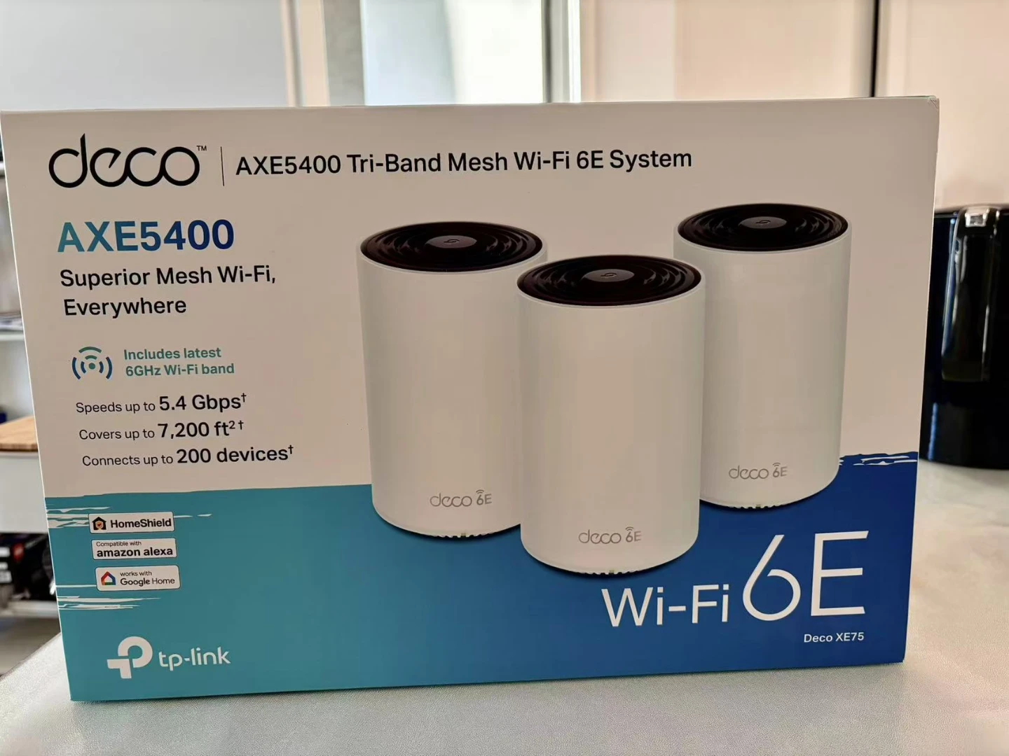TP-Link Deco XE75 AXE5400 Mesh Wi-Fi 6E Routers (3-pack)