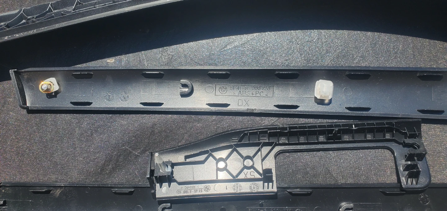 BMW E46 Interior Trim and Window Switch Set Black - photo 4