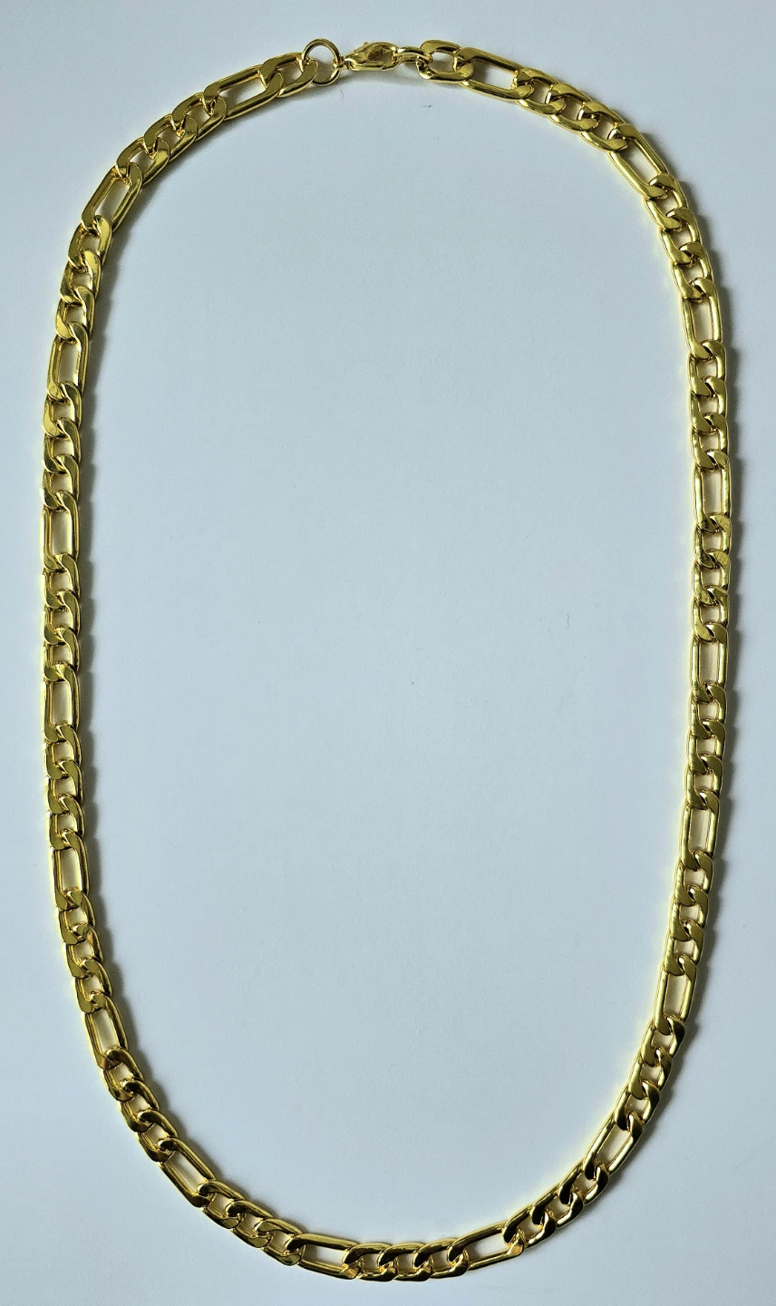 Figaro Flat Link Chain