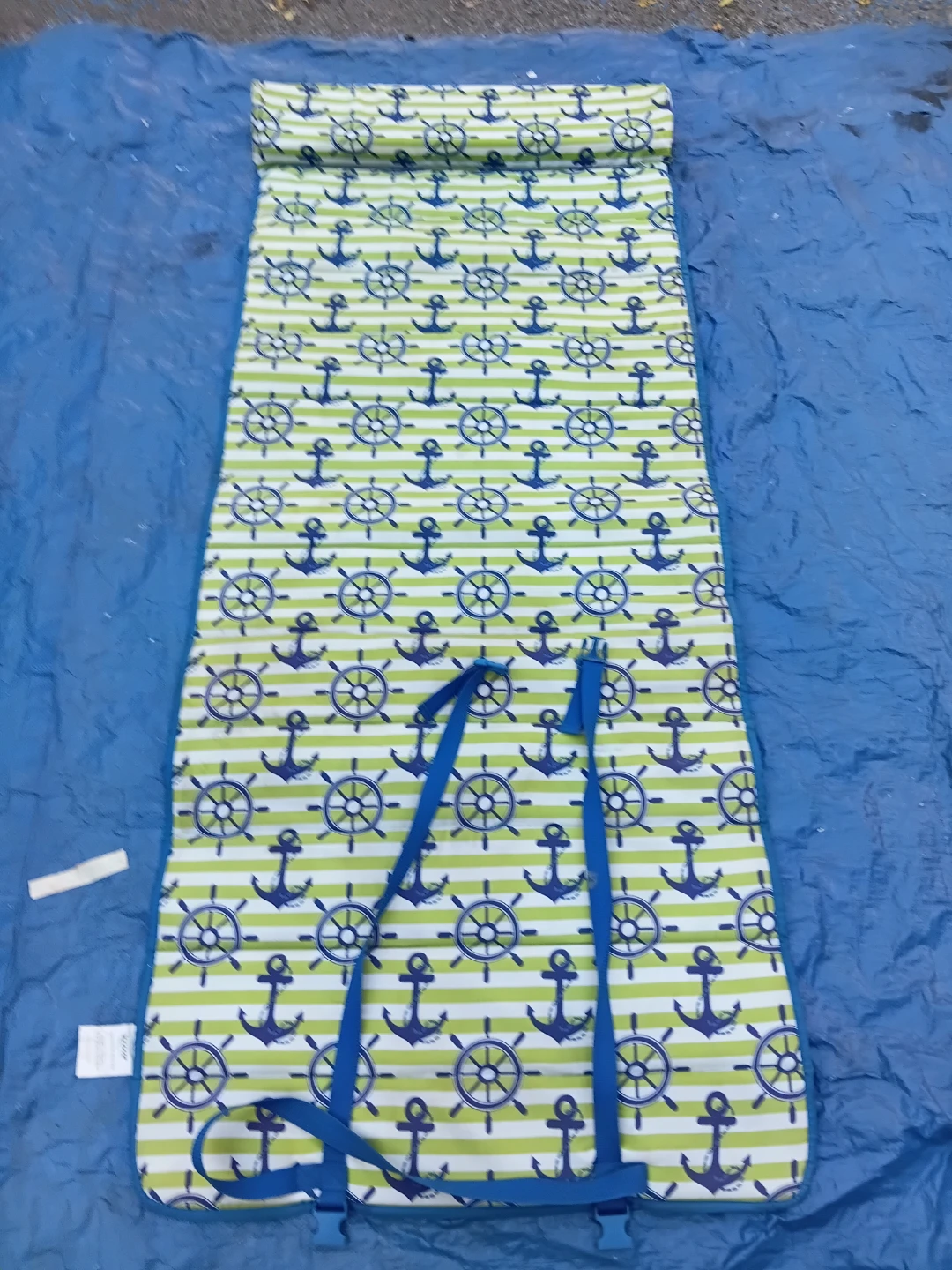 Nautical Print Roll-Up Beach  Mat