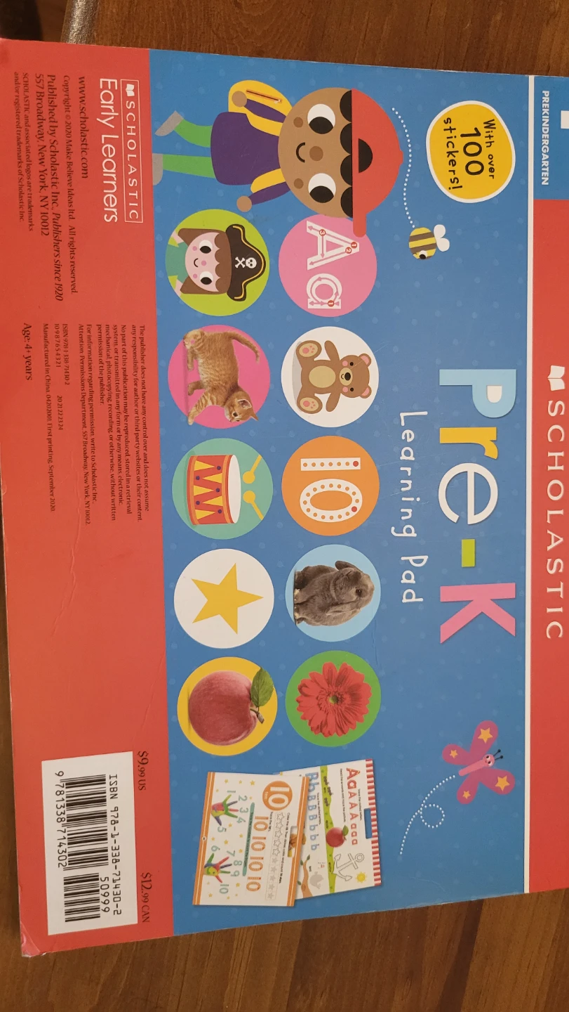 Scholastic Pre-K Learning Pad - photo 3
