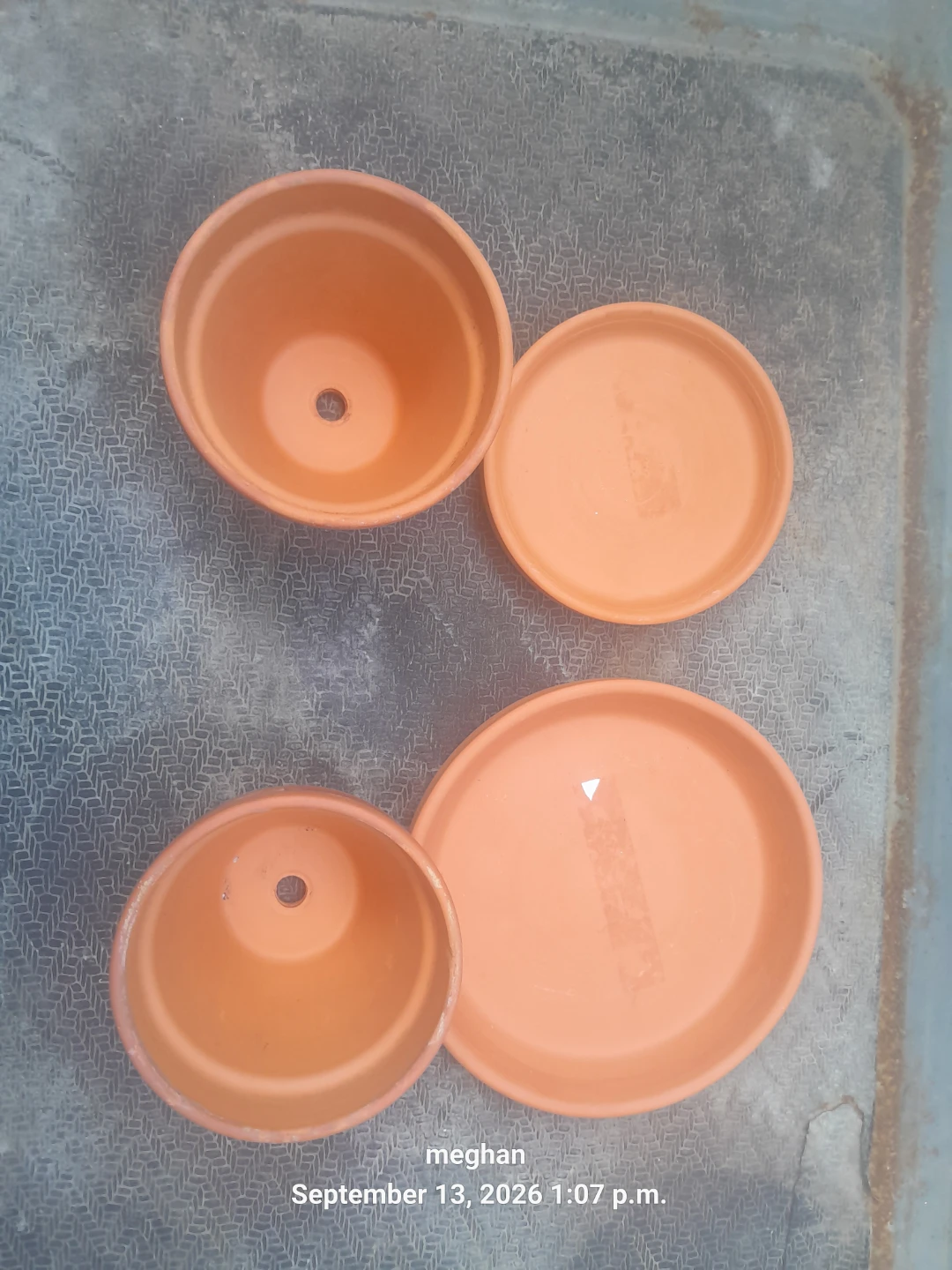 Gardening pot set