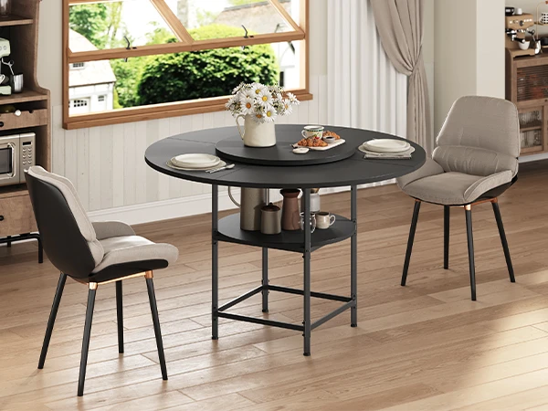 Modern Round Rotating Dining Table