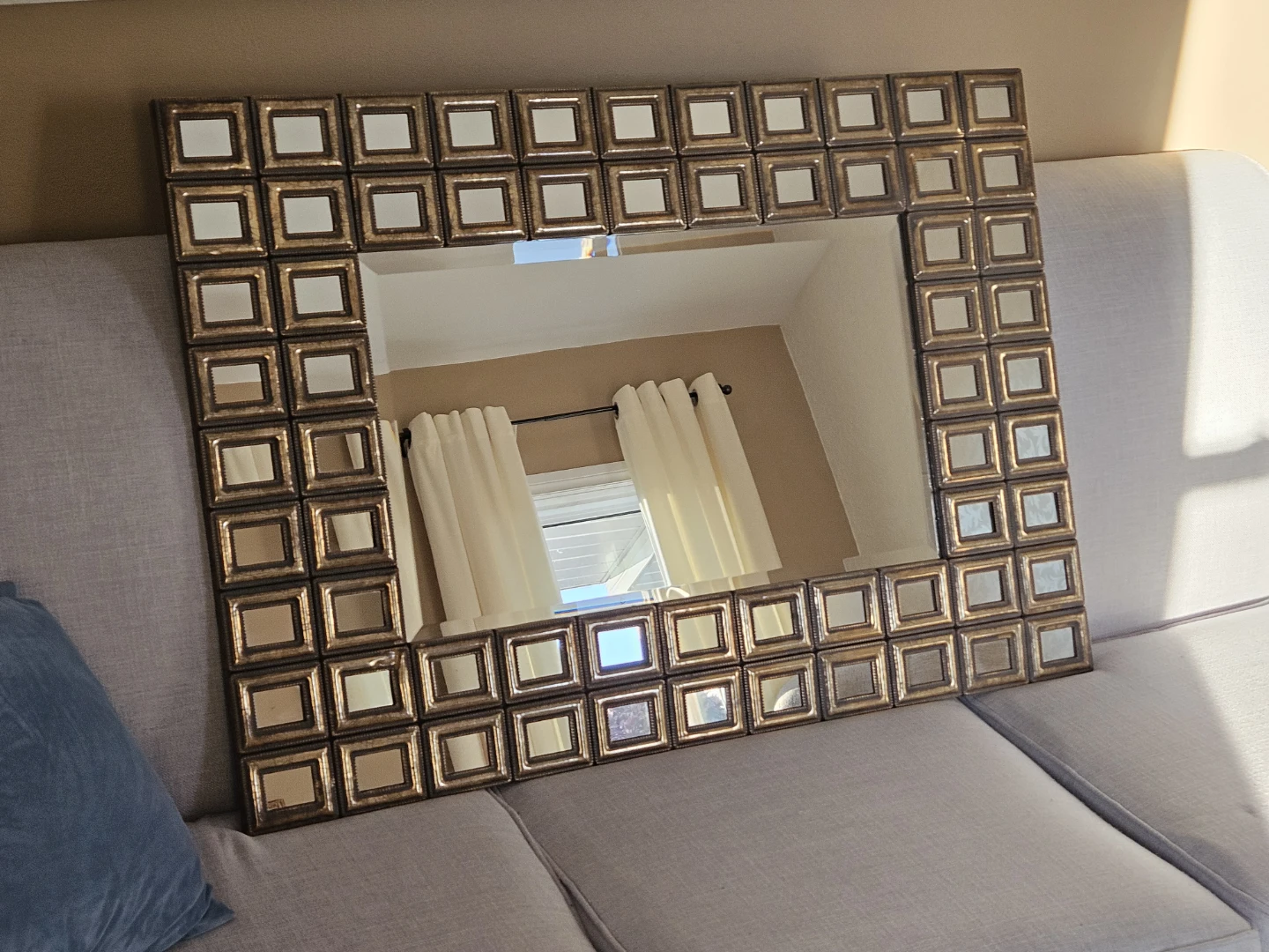 Beautiful Large Heavy Mirror Bombay and Co.