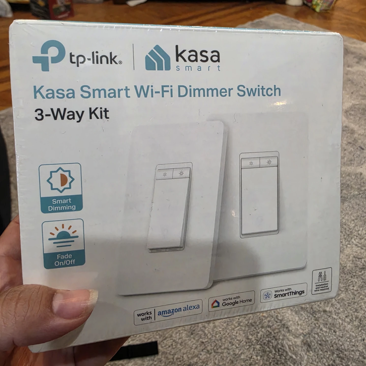 TP-Link Kasa Smart Wi-Fi Dimmer Switch 3-Way Kit