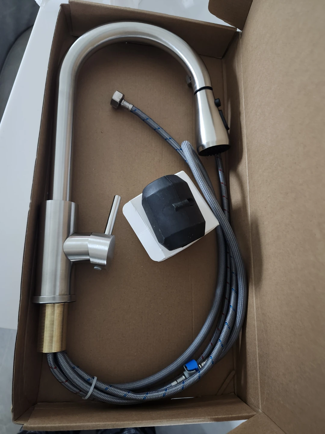 Brushed Nickel Pull-Down Kitchen Faucet - photo 2