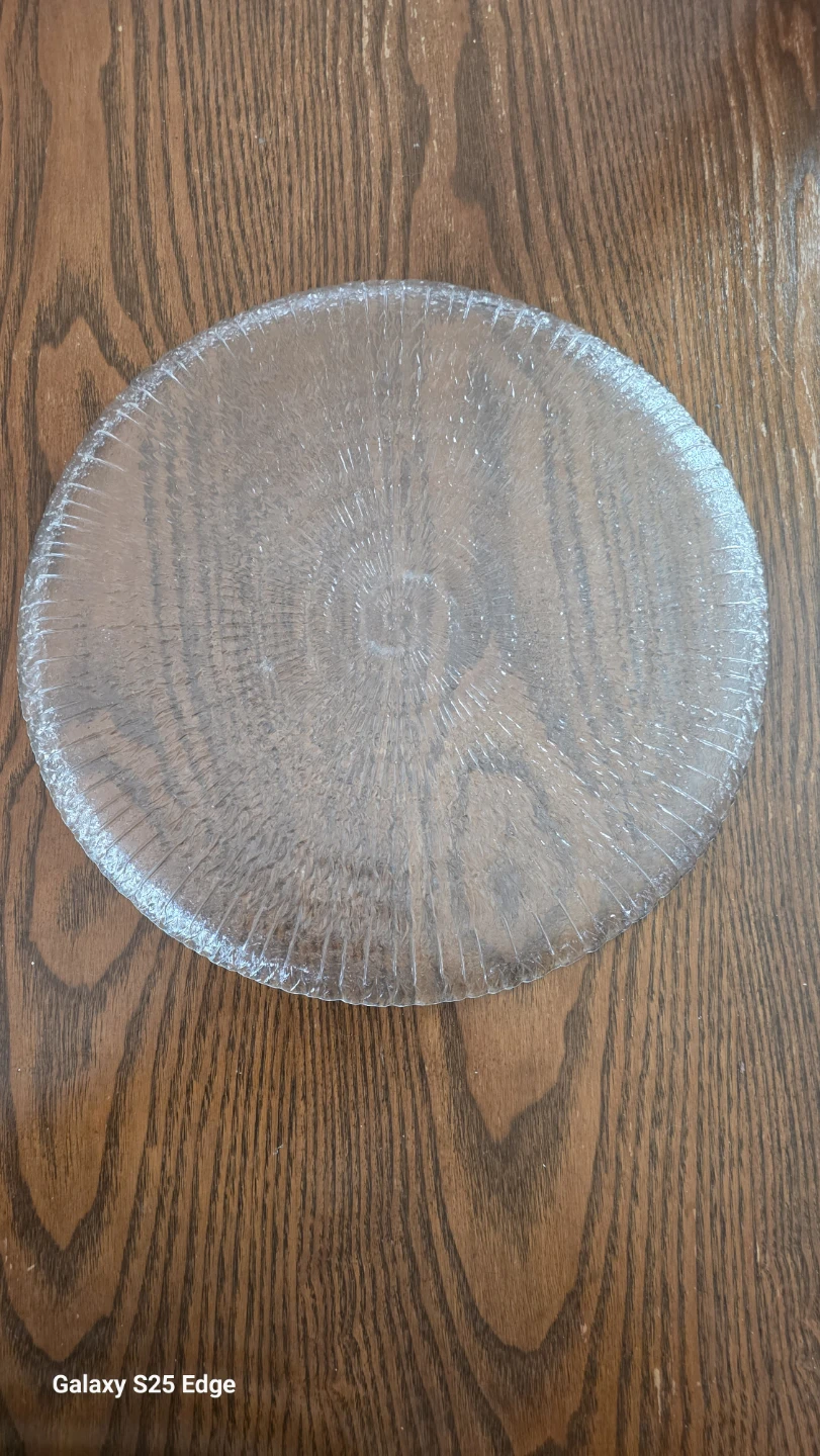 Clear Glass Decorative Plate - photo 2