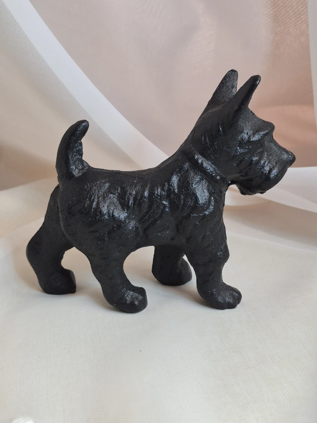So Cute Solid Cast Iron 4 1/2" x 5" Scottish Terrier Scottie Dog - photo 4