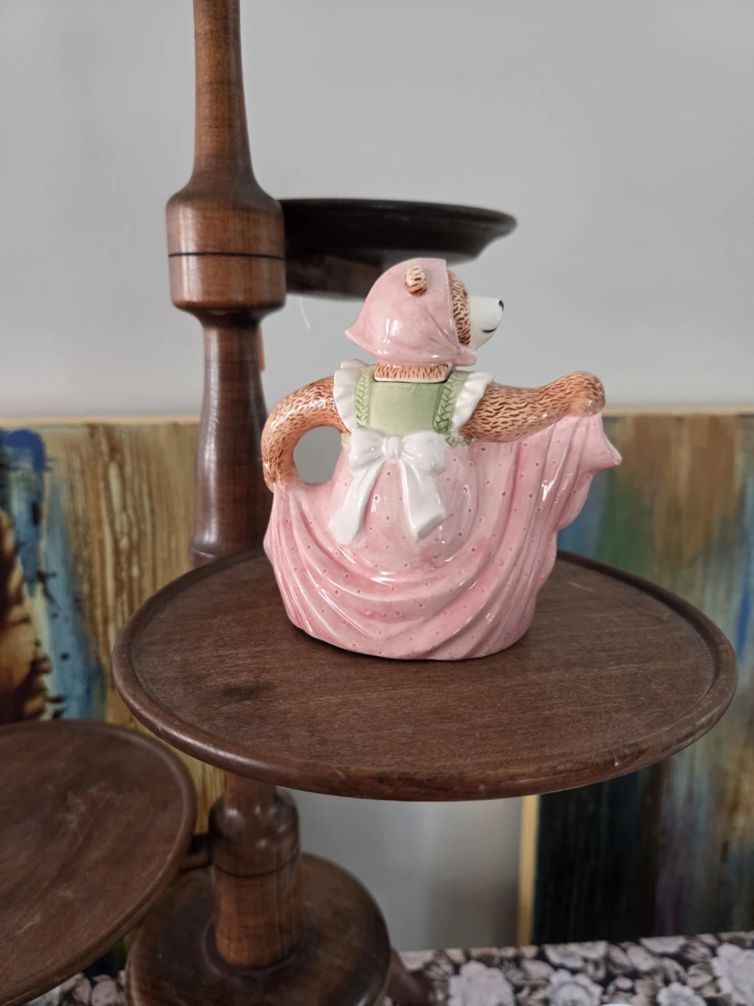 Tea pot and milk server. Quilted bed - photo 5