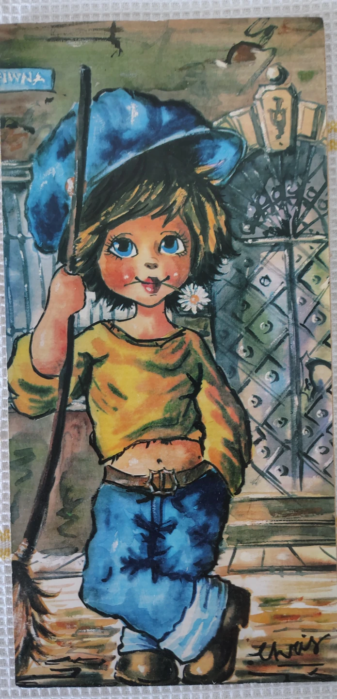 Vintage 1980s "Big Eye" Art Panels – Polish PRL Nostalgia