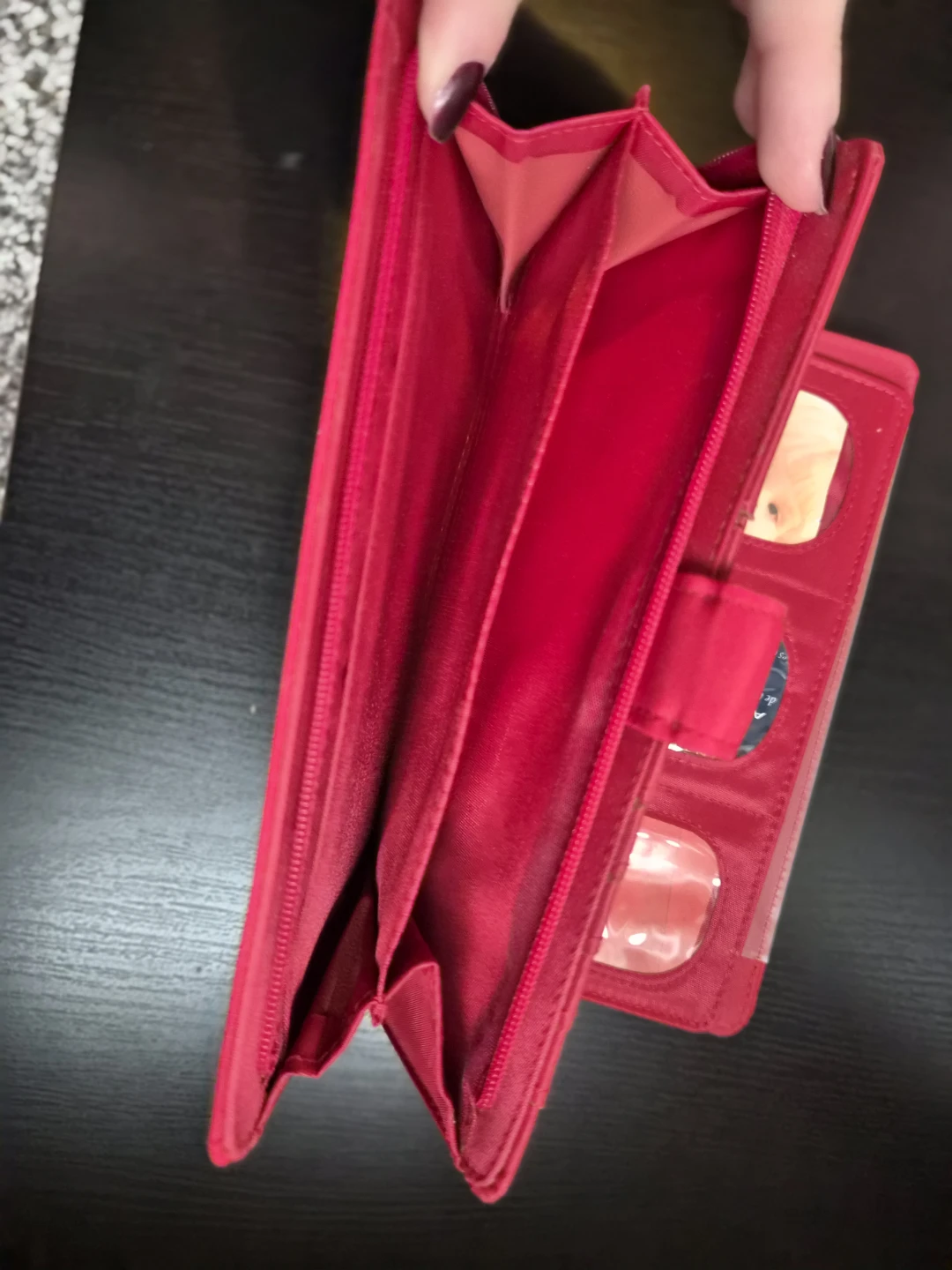 Axessimo Red Checkbook Wallet - photo 4