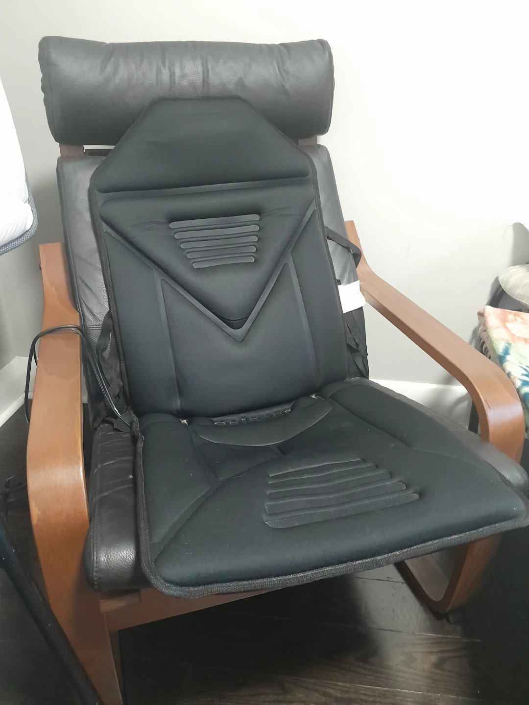 Black Electric Massage Chair Seat Pad - photo 2