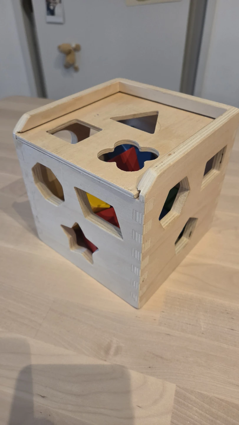 Wooden Shape Sorter Toy