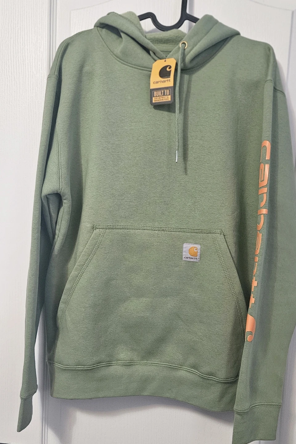 Carhartt Iconic K288 Logo Olive Green Hoodie Small - photo 4