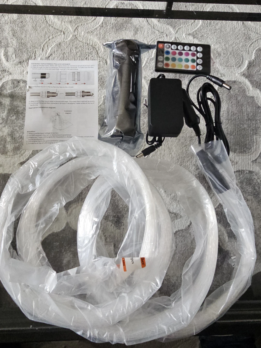 LED Fiber Optic Mesh Light Kit - photo 3