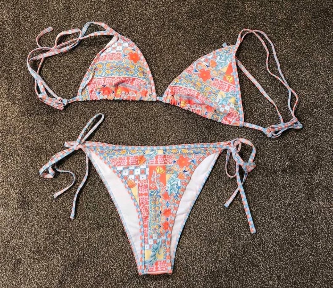 Floral Print Two-Piece Bikini
