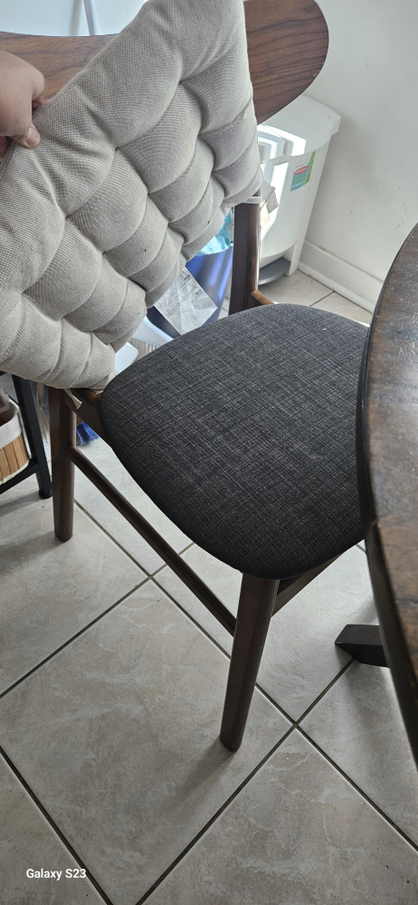 Brown wood dining table from brick - photo 2