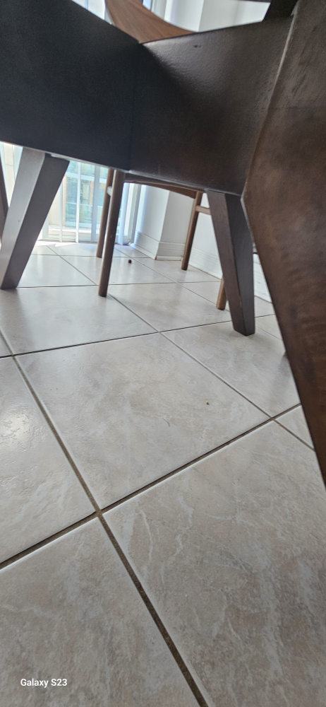 Brown wood dining table from brick - photo 3