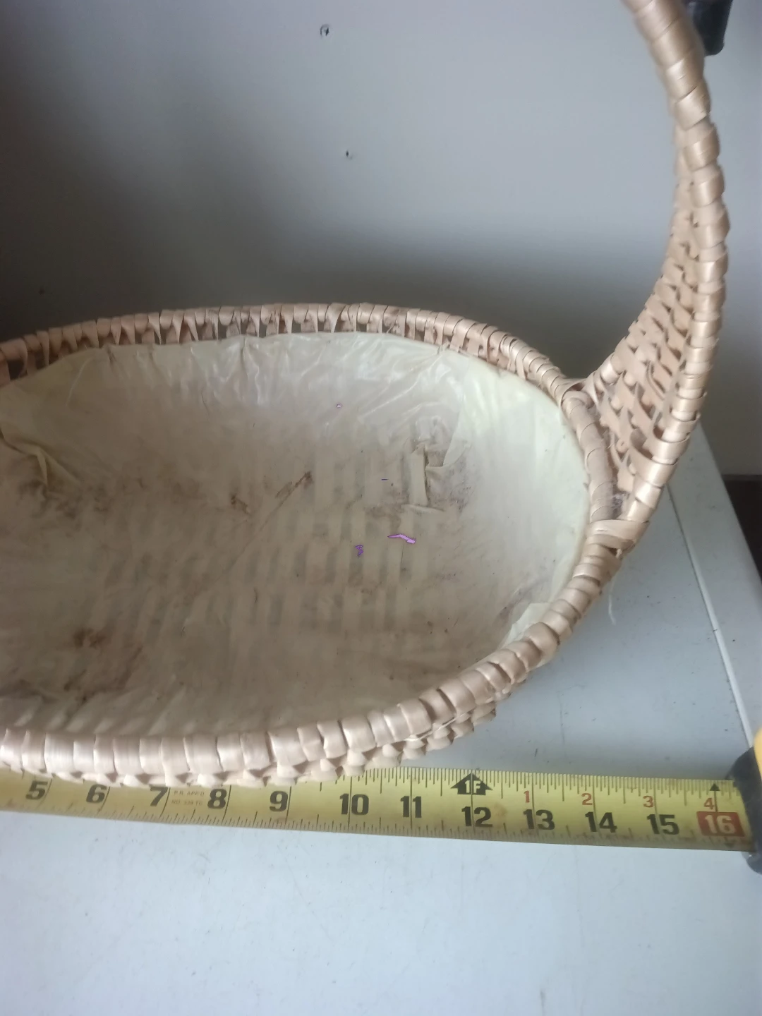 🏈Woven Basket with Fabric Liner - photo 2