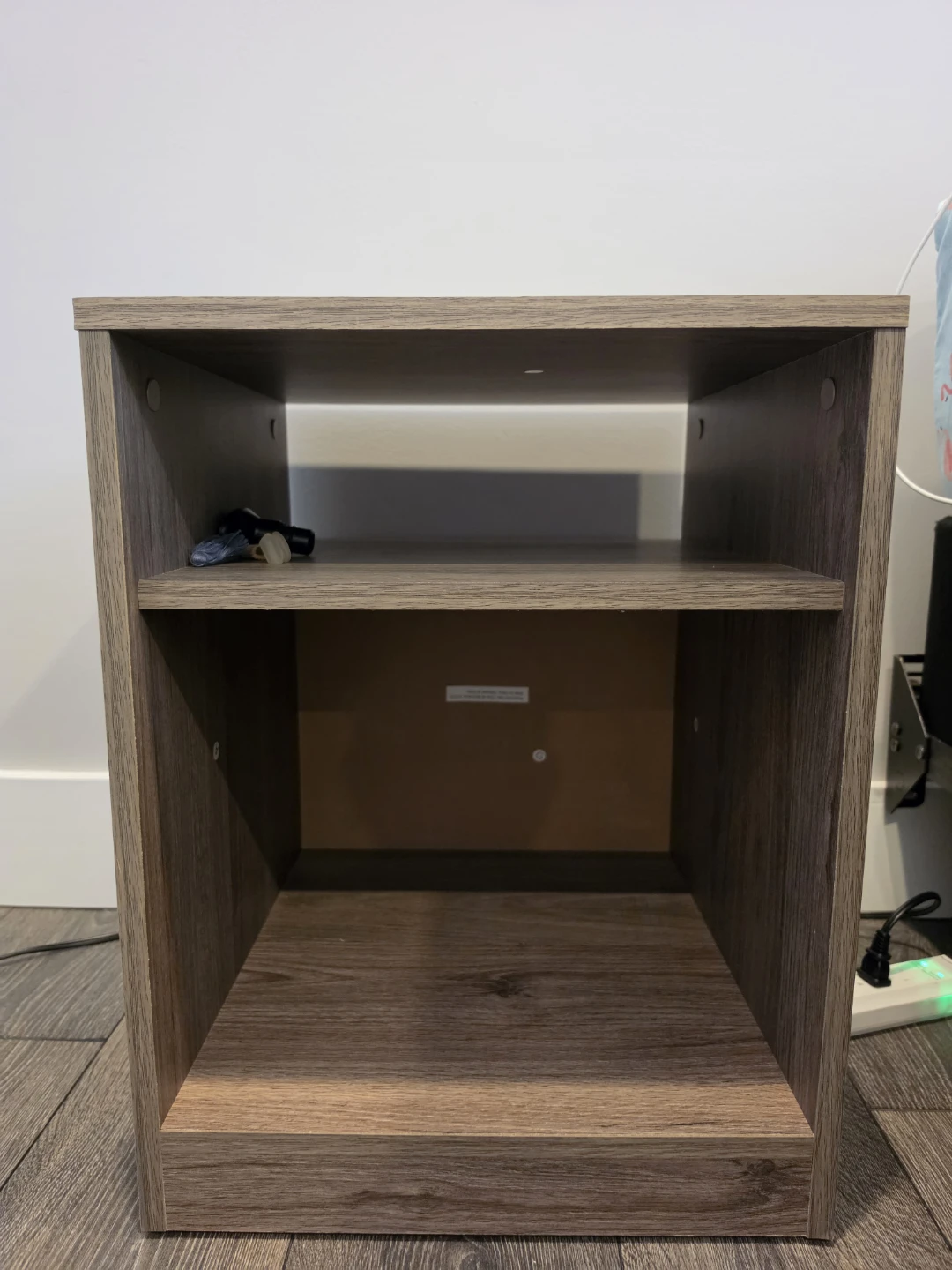 Wood Grain Bedside Table