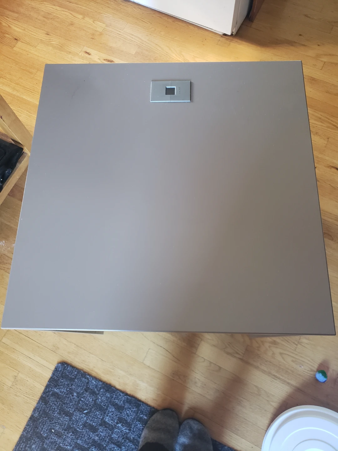 Grey desk