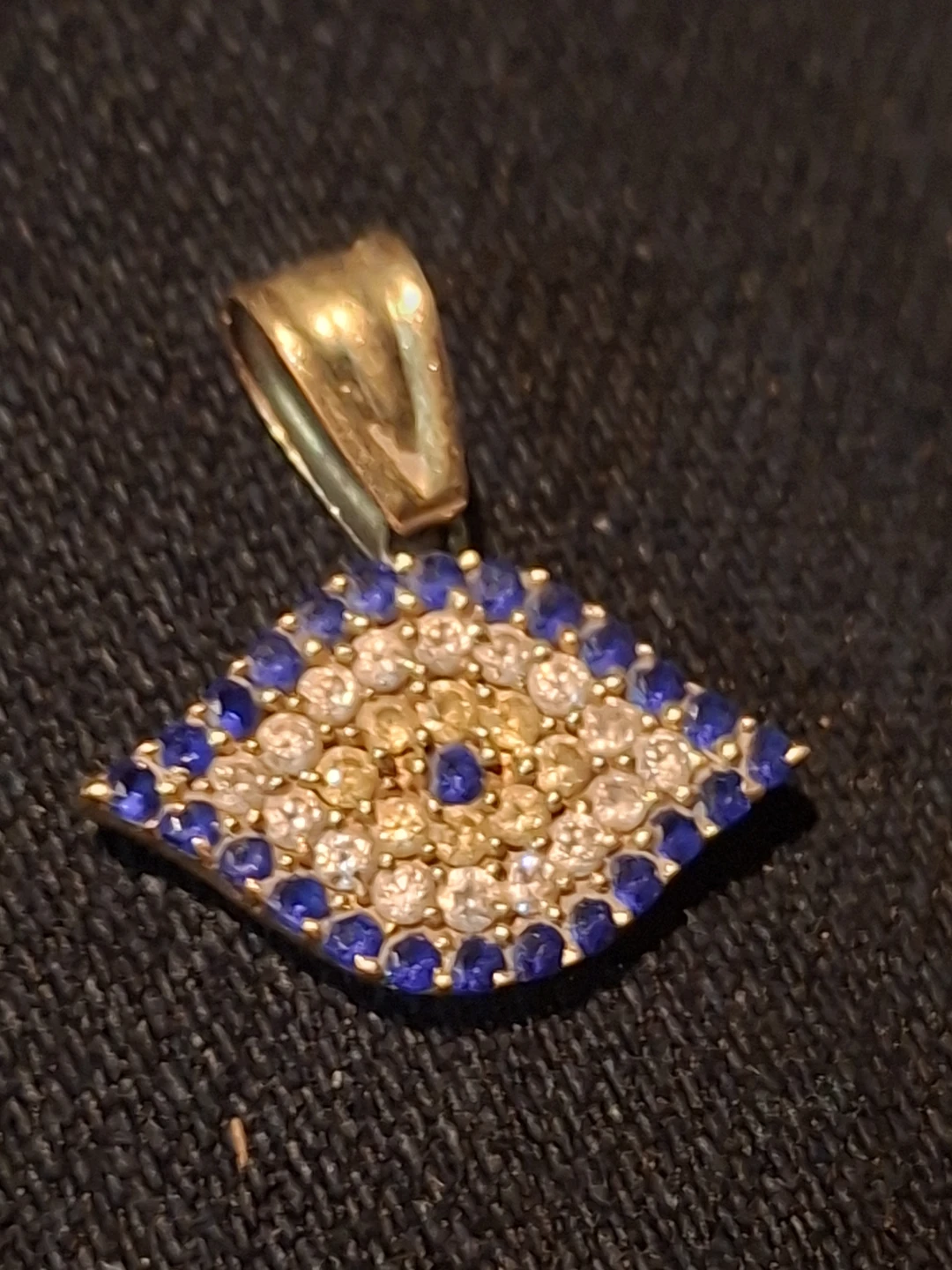 Gold Evil Eye Pendant - photo 2