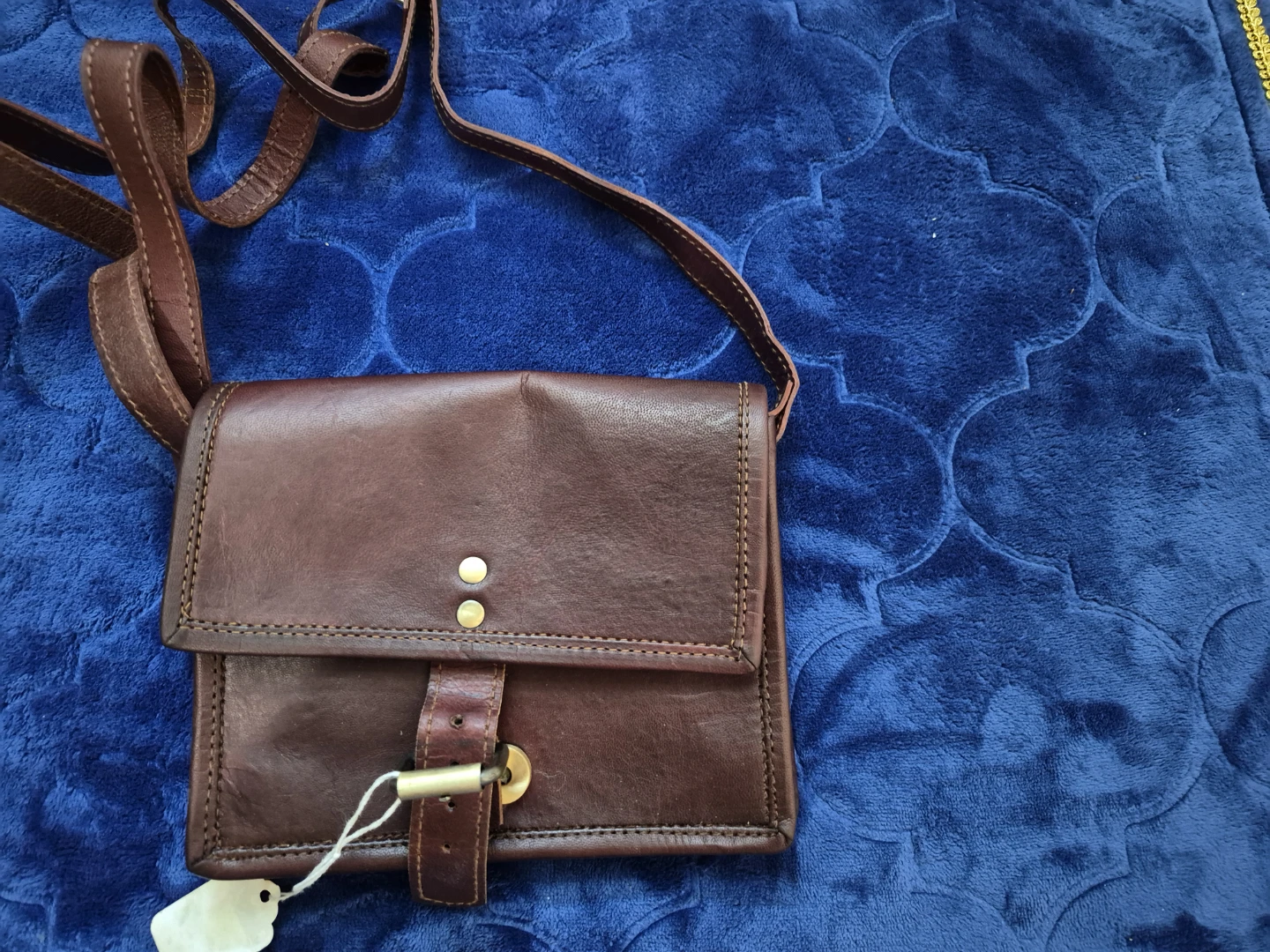 Brown Leather Crossbody Bag