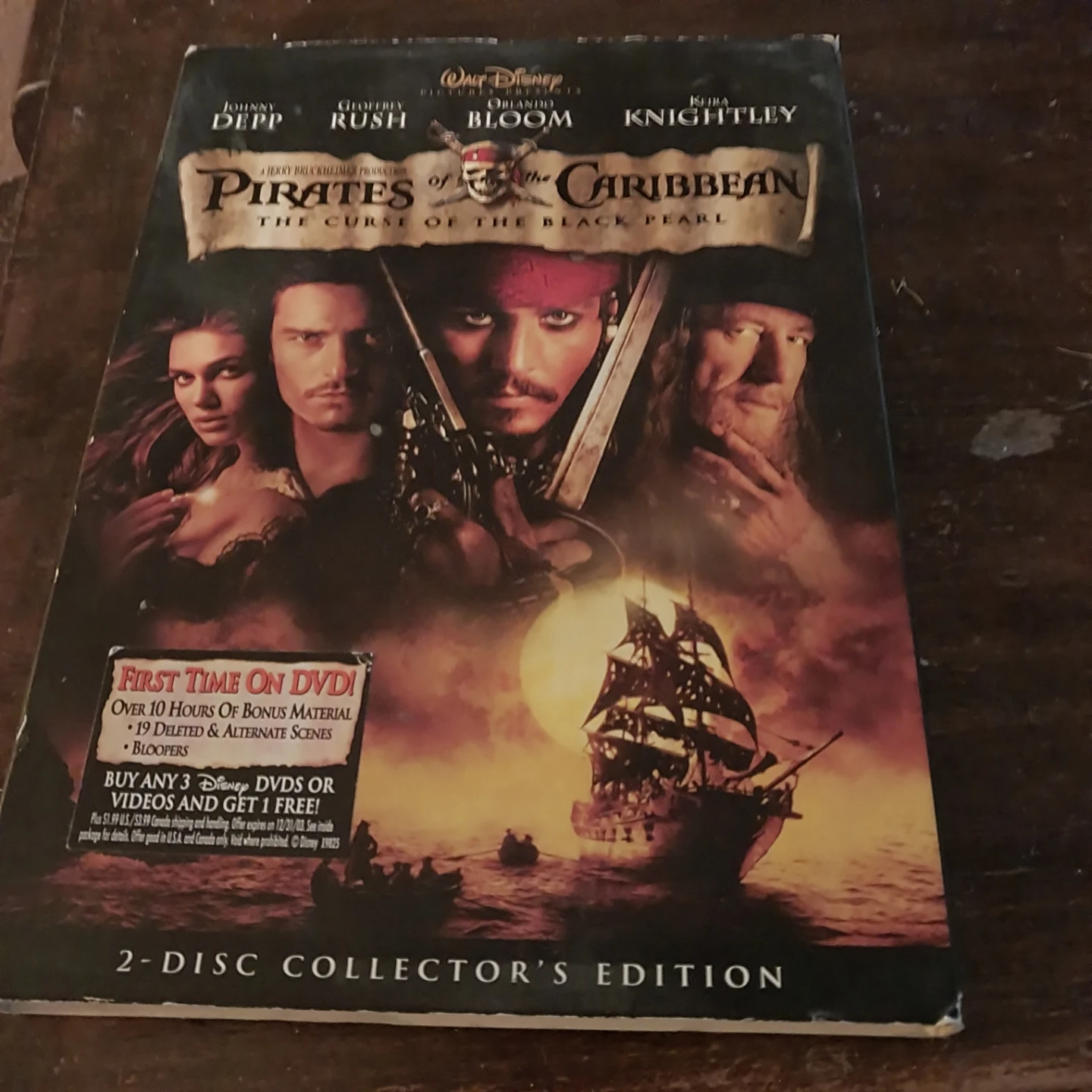 🏈Pirates of the Caribbean 2-Disc Collector's Edition DVD🏈 - photo 2