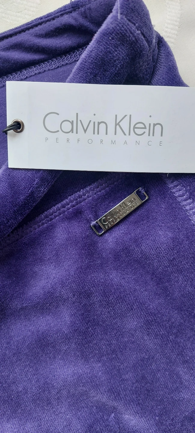 Calvin Klein Performance Velour Joggers - Large