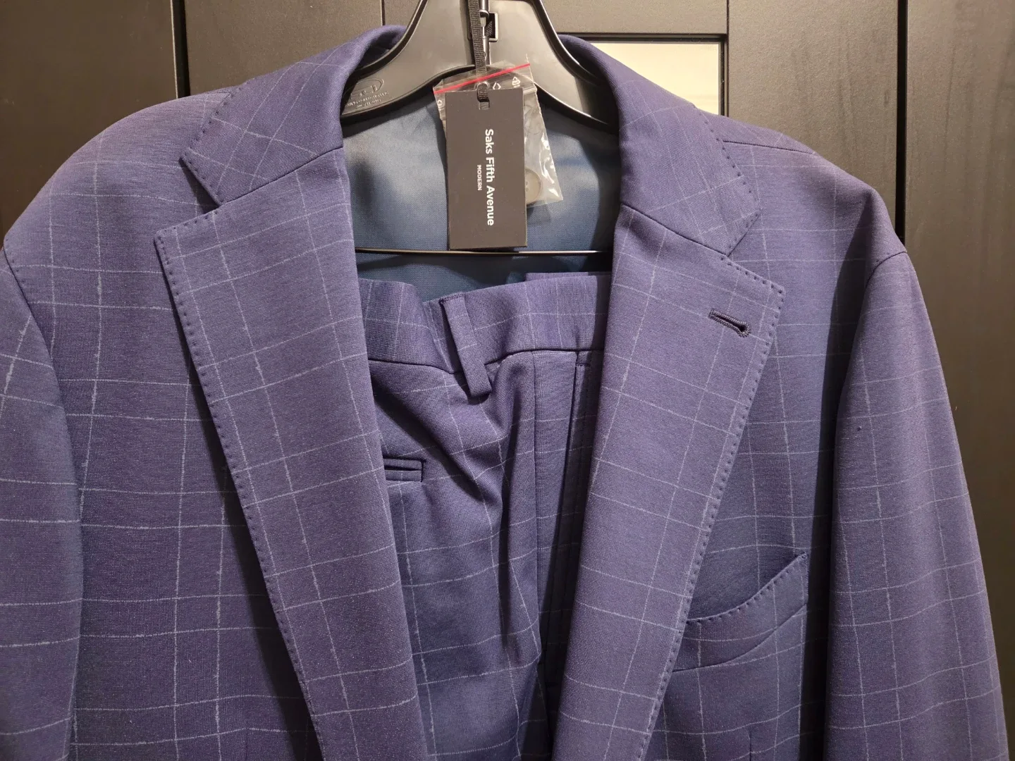 Saks Fifth Avenue Modern Suit Size 46R - photo 3