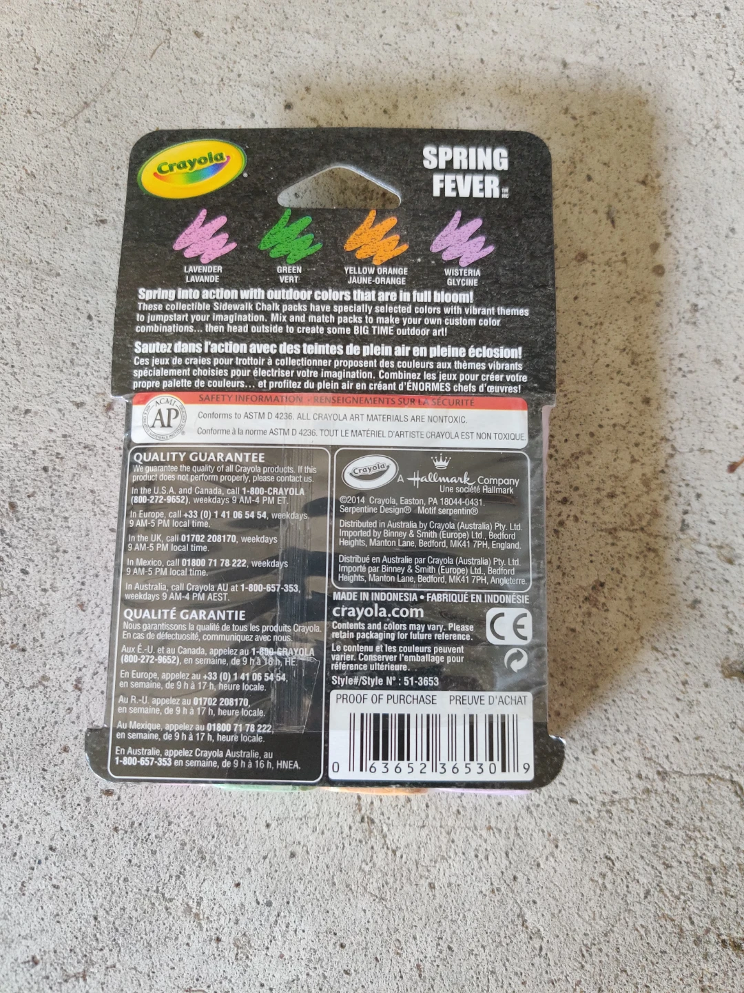 Crayola Washable Sidewalk Chalk - Spring Fever - photo 2