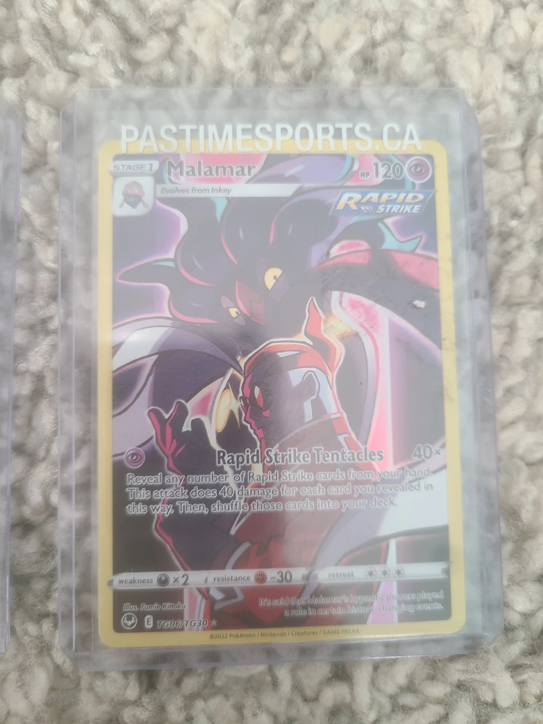 Malamar TG06 and Raikou V Pokemon cards - photo 3