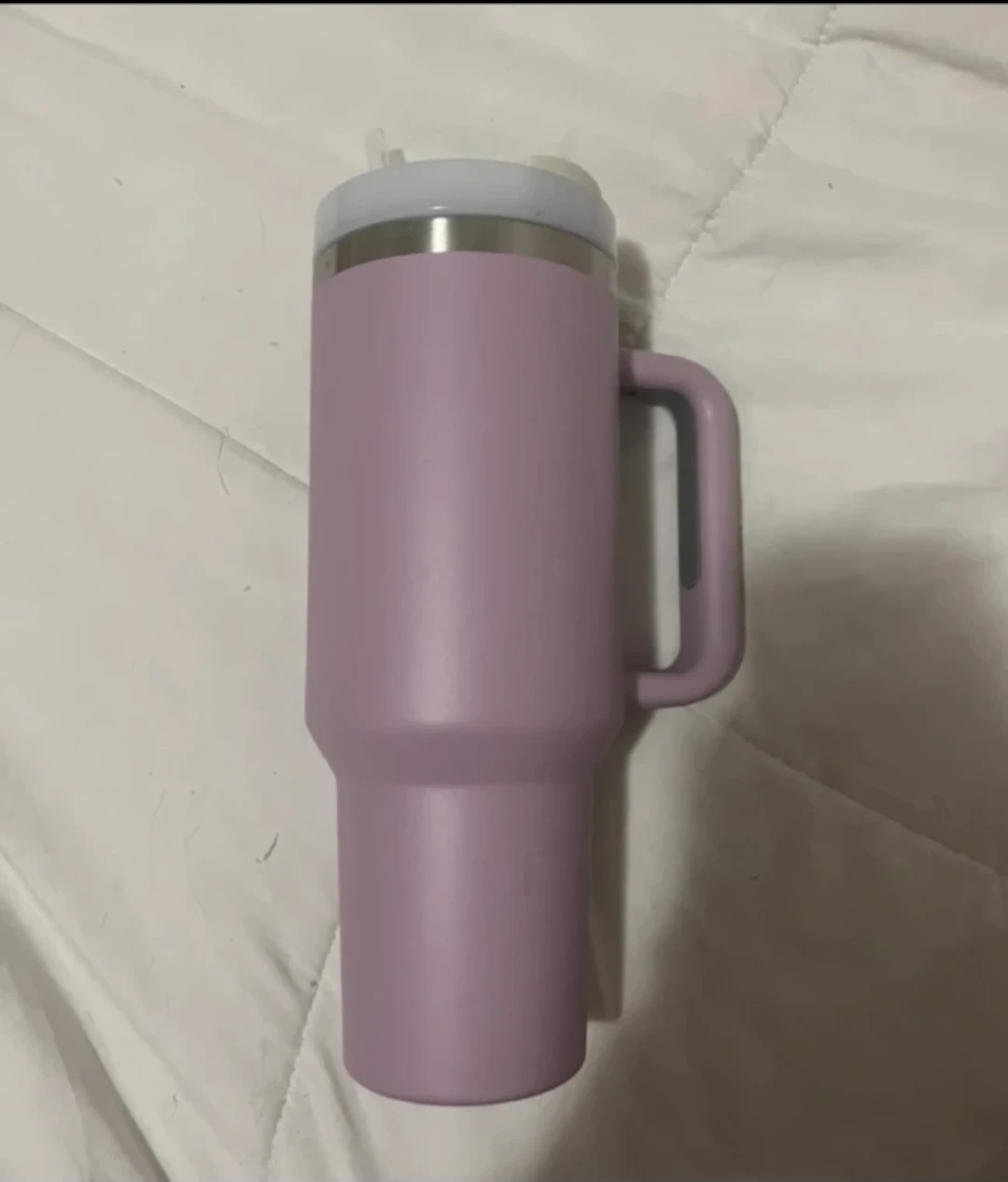 Lavender Insulated Tumbler with Handle - photo 2
